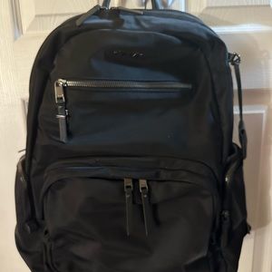 Tumi Voyageur Carson Black Gun Metal Backpack